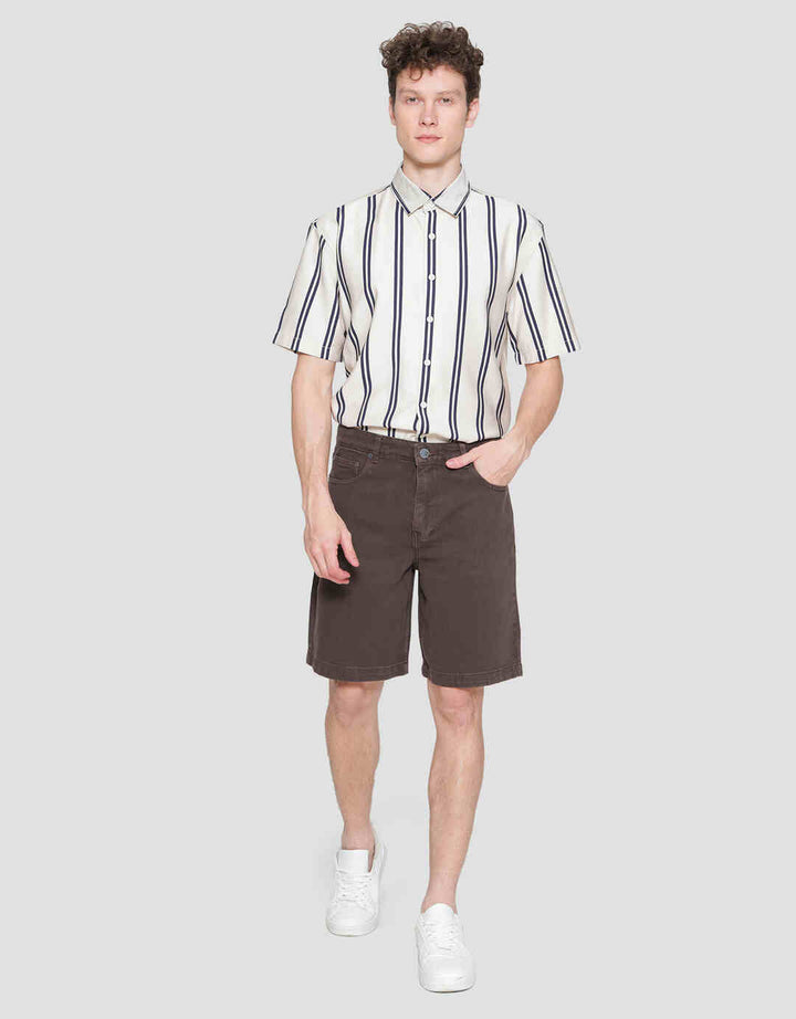 Nevada Baggy Color Celana Denim Pendek Pria