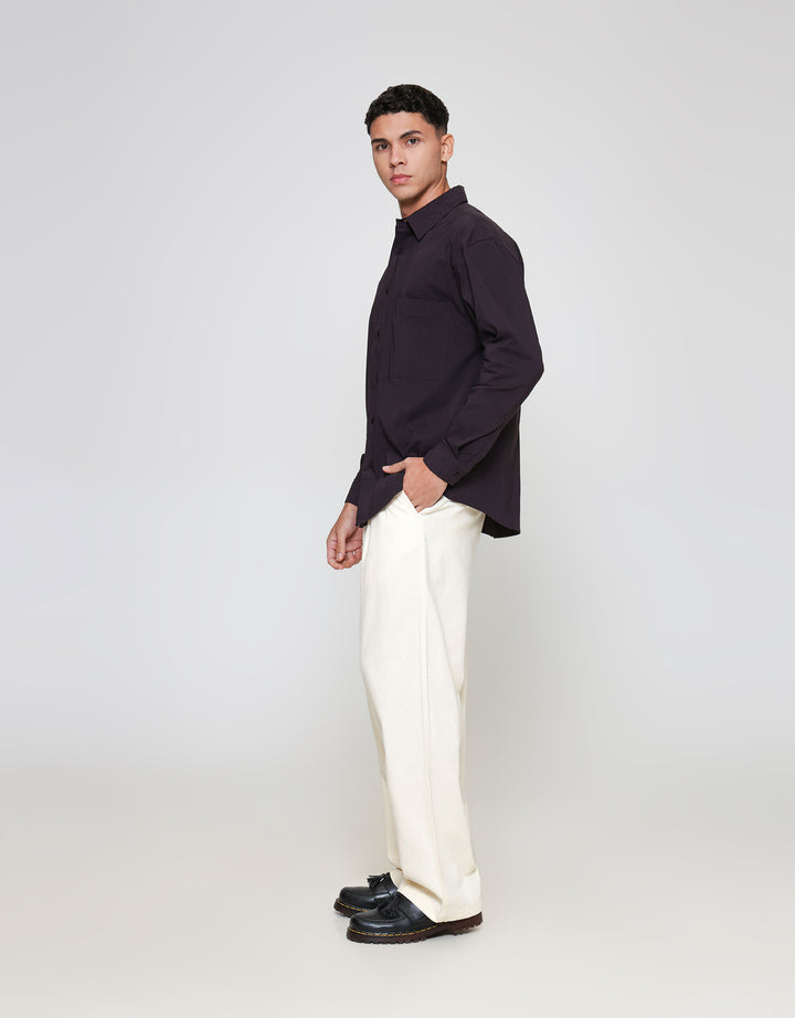 ZES Light Crinkle 1 Pocket Ethan Kemeja Pria ETHAN