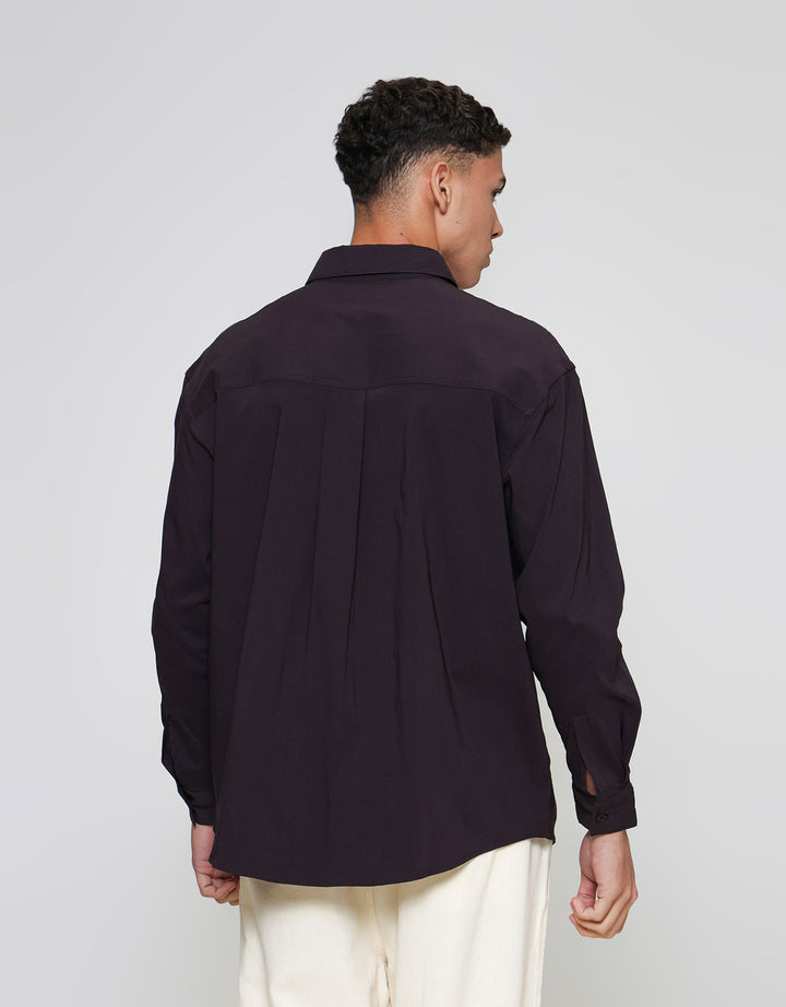 ZES Light Crinkle 1 Pocket Ethan Kemeja Pria ETHAN