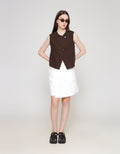 ZES Crop Sleeveless Tank Vest Wanita TSBWT017