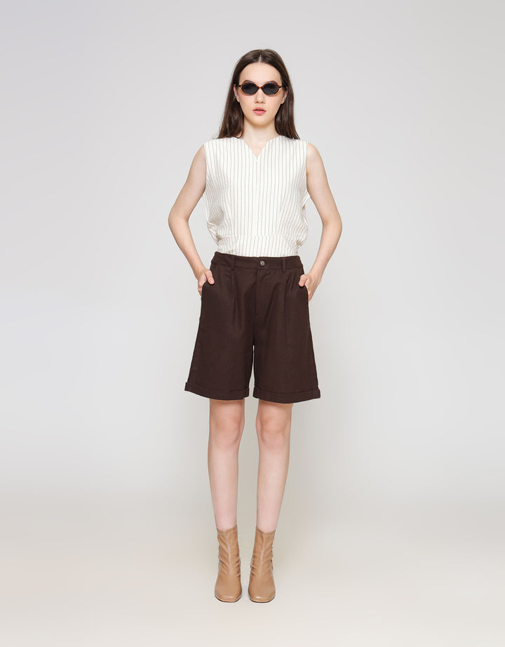 ZES Short Flanel Pants Wanita TSBWB009 TSBWB009