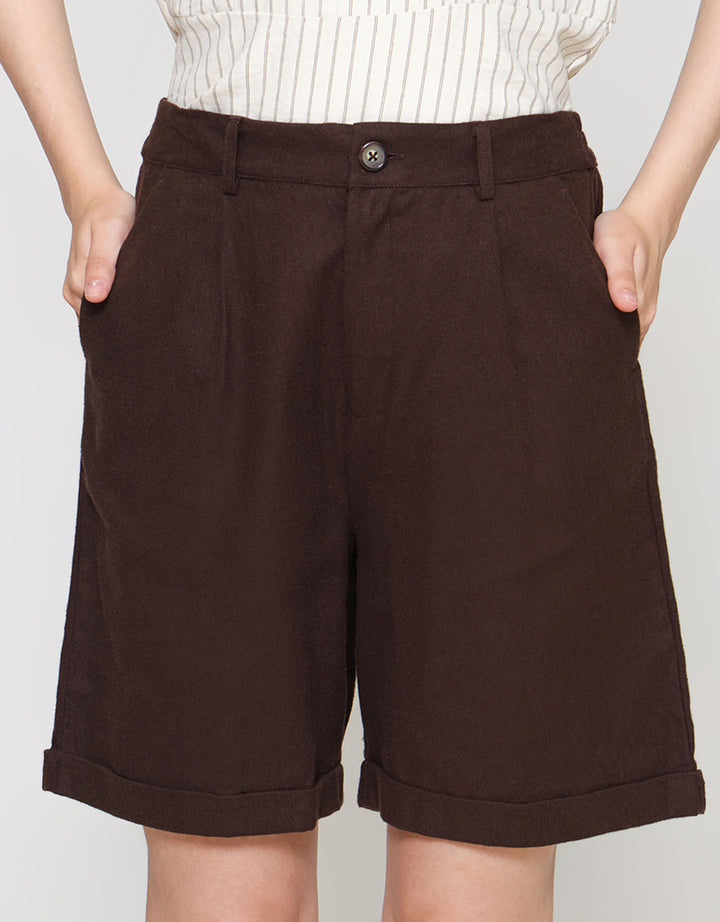 ZES Short Flanel Pants Wanita TSBWB009 TSBWB009