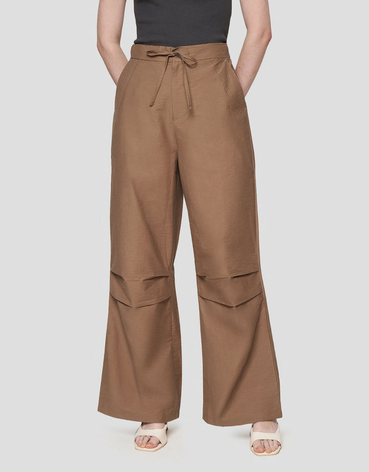 Nevada Double Pleats Wide Leg Celana Panjang Wanita