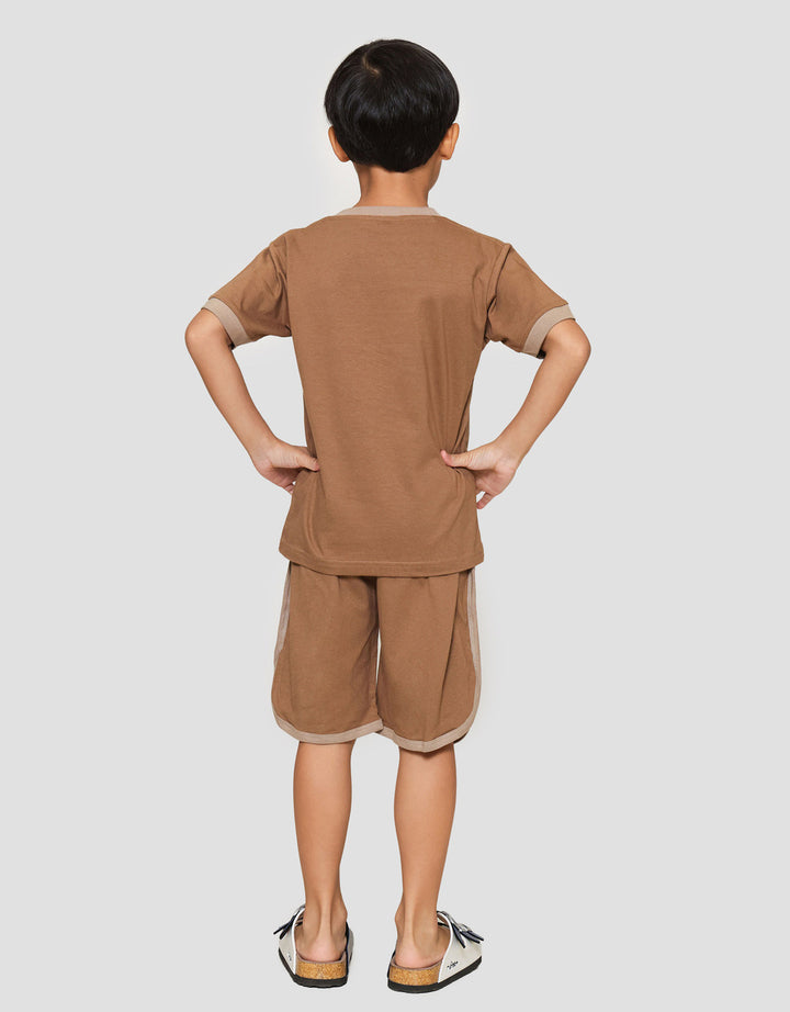 Little M List Lgn Cln Tiger Pakaian Setelan Anak Laki-laki
