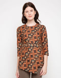 Adikusuma Kawung Slope Batik Blouse