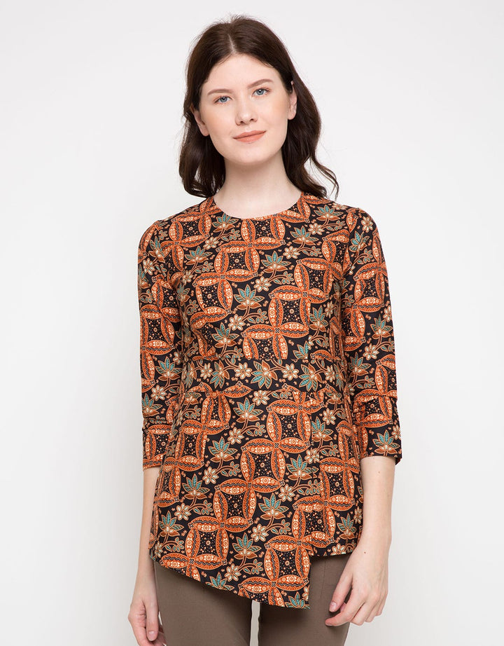 Adikusuma Kawung Slope Batik Blouse