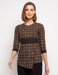 Adikusuma Batik Blouse with Flower Nitik