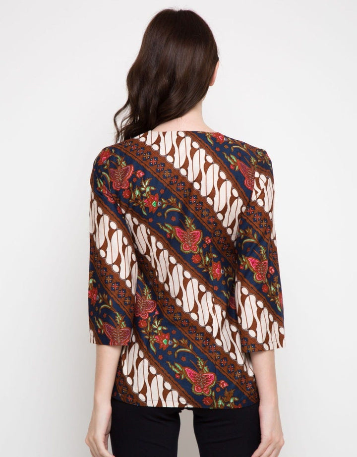 Adikusuma Blouse Batik Parang Seling Butterfly