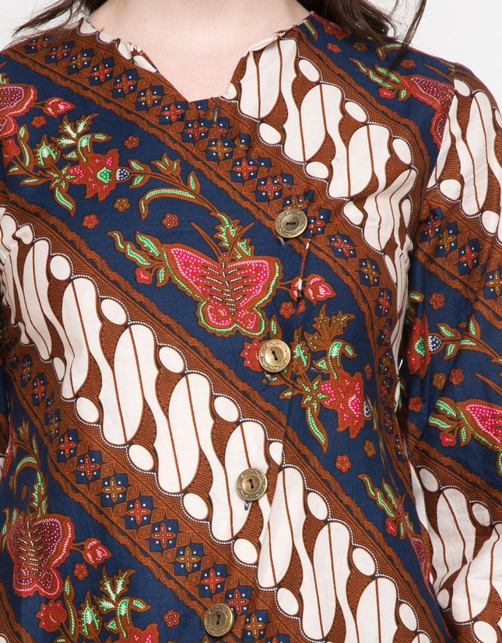 Adikusuma Blouse Batik Parang Seling Butterfly