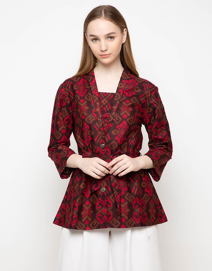Adikusuma Blouse Batik with Jepara Woven Motif