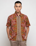 Adikusuma Cotton Batik Shirt Flower Gang-Gang 412332116
