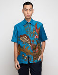 Adikusuma Cotton Batik Shirt with Floral Print 462424095 -