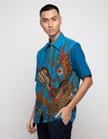 Adikusuma Cotton Batik Shirt with Floral Print 462424095 -
