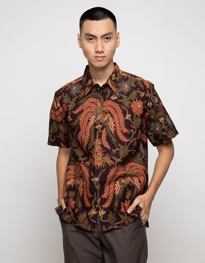 Adikusuma Cotton Batik Shirt Sweet Leaf 532312030