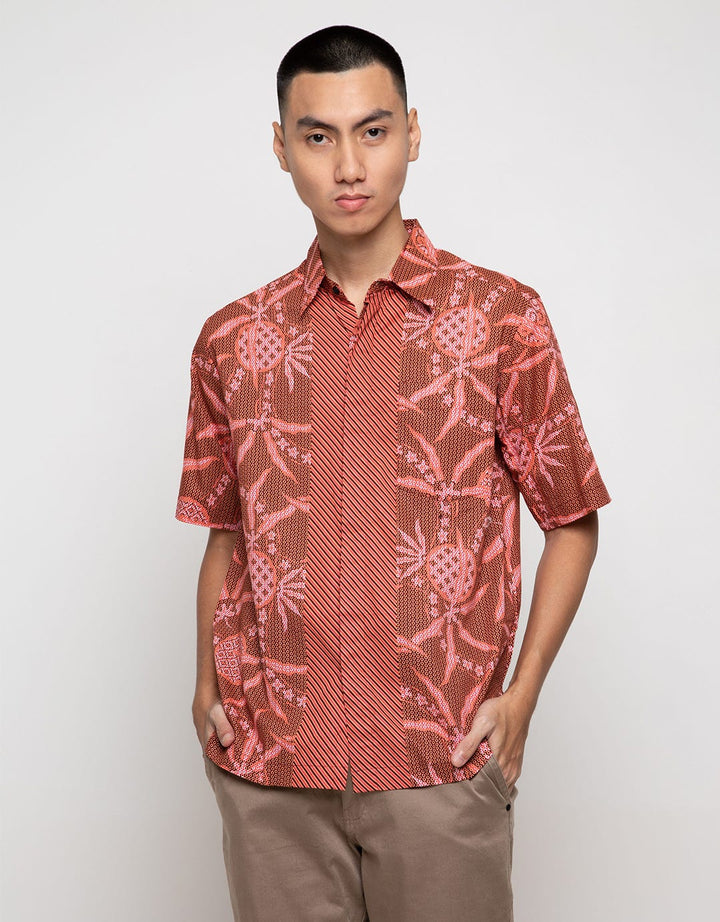 Adikusuma Batik Cotton Combination Shirt 412348126