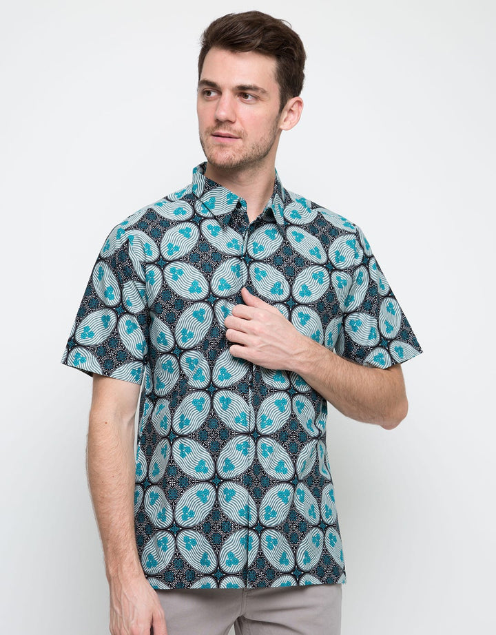 Adikusuma Hem Batik Kawung Salur