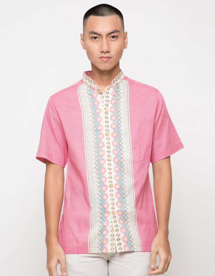 Adikusuma Geometric Raster Batik Shirt