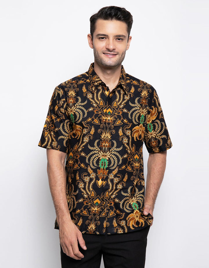 Adikusuma Taro Leaf Batik Shirt