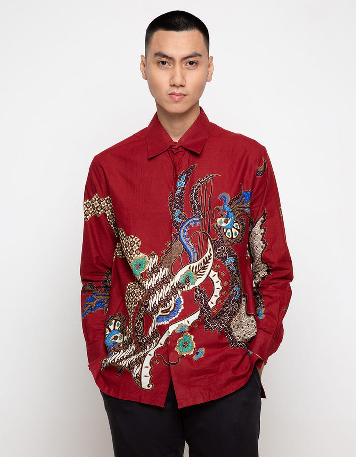 Adikusuma Kemeja Batik Katun Nitik Liku 422319106