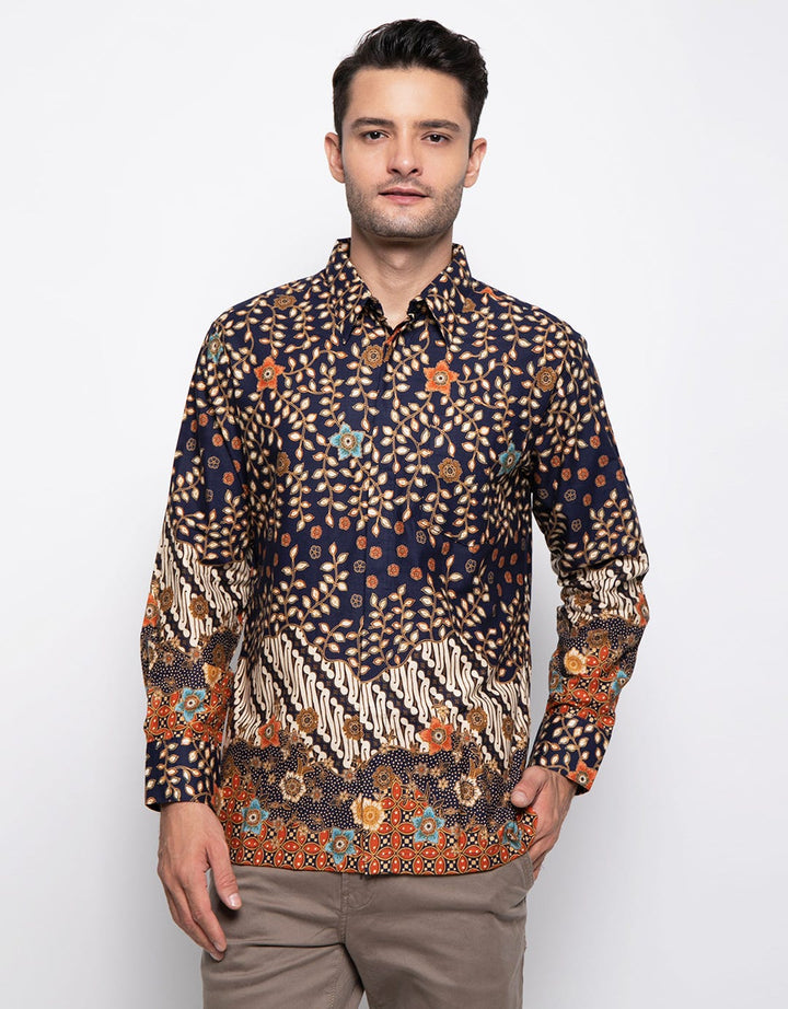 Adikusuma Kemeja Batik Kembang Rambat
