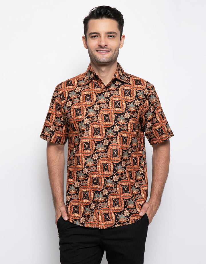 Adikusuma Hem Batik Lereng Kawung Pria
