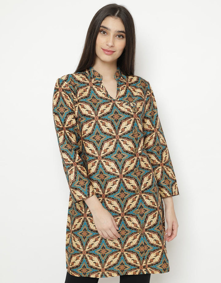 Adikusuma Tuniq Batik Kawung 192151010-Tosca-