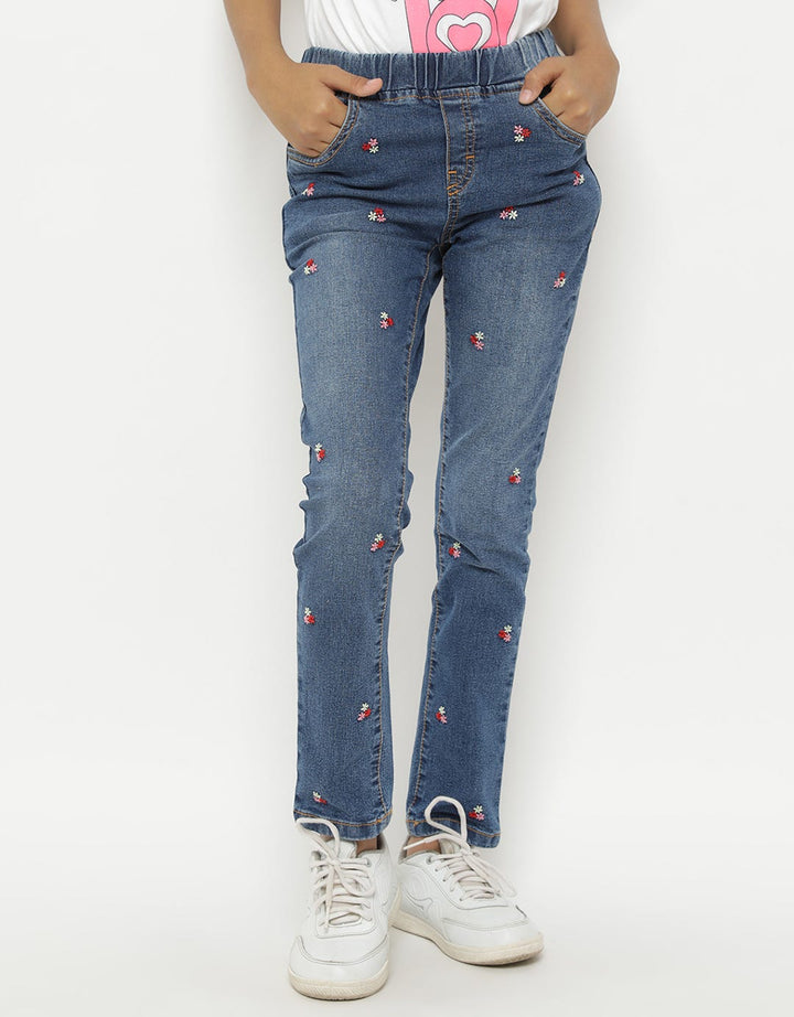 NEONA PANTS DENIM FL