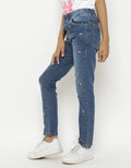 NEONA PANTS DENIM FL