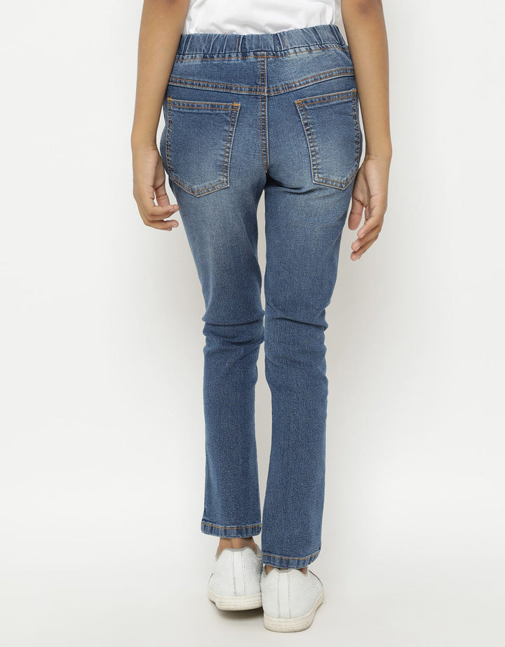 NEONA PANTS DENIM FL