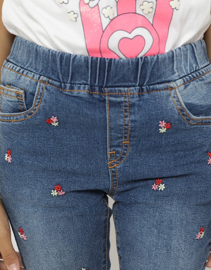 NEONA PANTS DENIM FL