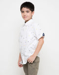 Aero Short Sleeve Shirt Fullprint Regu Oxford Print Flazz