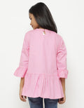 Aero Short Sleeve Shirt 3/4 Bunga Susun