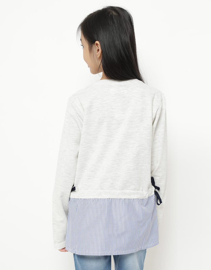 SWEATSHIRT COMBI WOV
