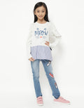 SWEATSHIRT COMBI WOV