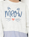 SWEATSHIRT COMBI WOV