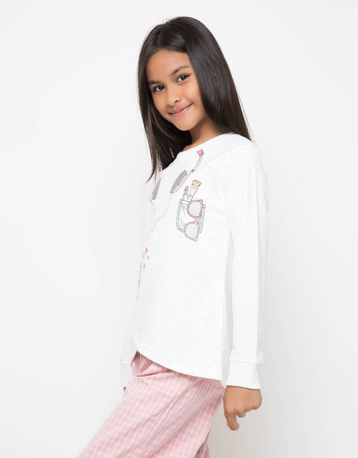 Kindergarten LS F/P POLKADOT