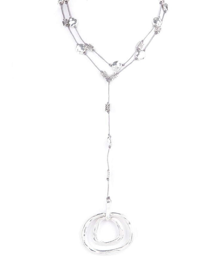 Princess Club Double Circles Ethnic Necklace