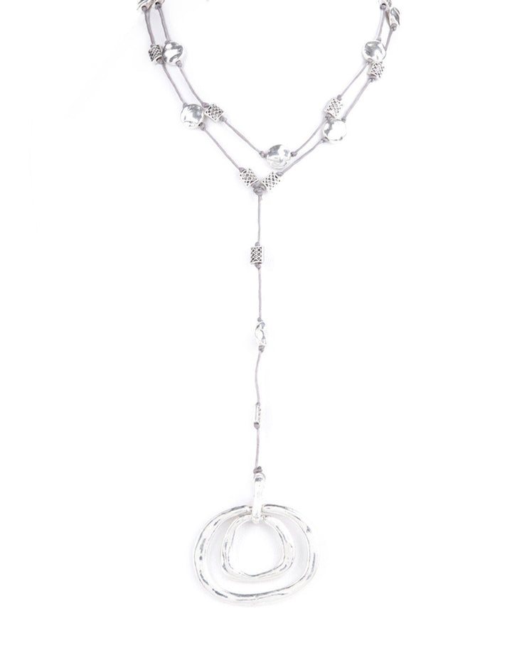 Princess Club Double Circles Ethnic Necklace
