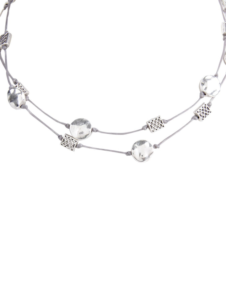 Princess Club Double Circles Ethnic Necklace