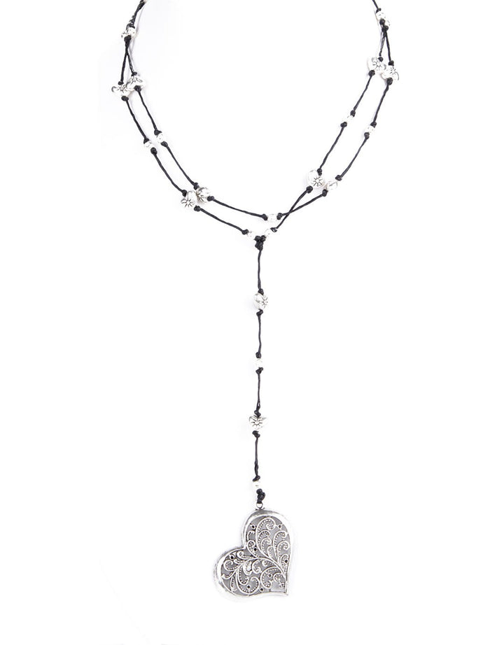 Princess Club Hearts Ethnic Necklace