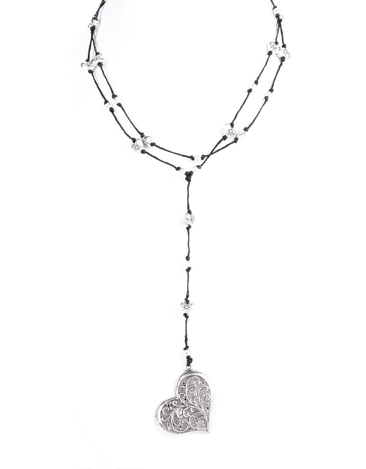 Princess Club Hearts Ethnic Necklace