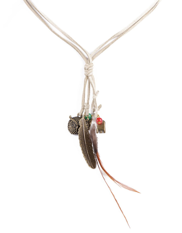 Princess Club Owl Ethnic Necklace