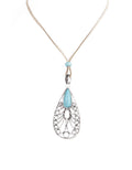 Princess Club Water Drop Ethnic Necklace