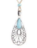Princess Club Water Drop Ethnic Necklace