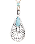 Princess Club Water Drop Ethnic Necklace