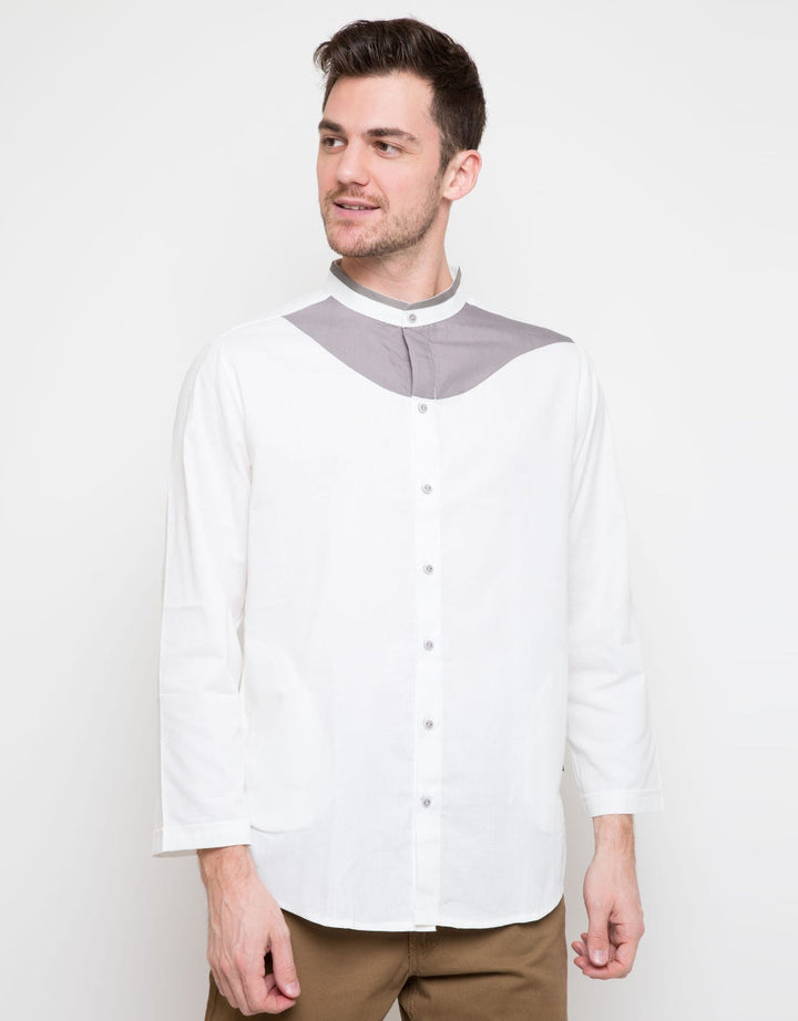 Al Luthfi Kemeja Koko Aksen Cut & Sewn