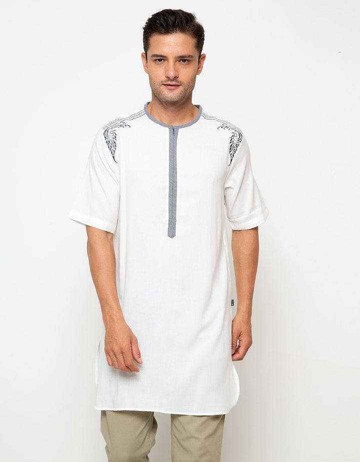 Al Luthfi Kemeja Koko Kurta Detail Bordir