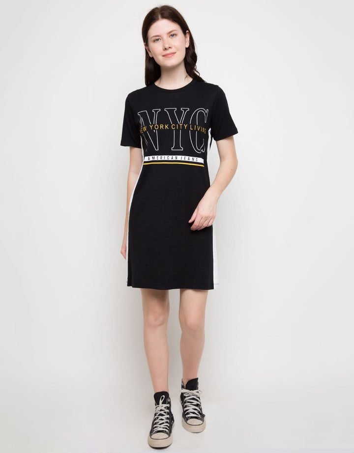 OLD GOL SCREEN PRINTING DRESS