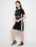 OLD GOL SCREEN PRINTING DRESS