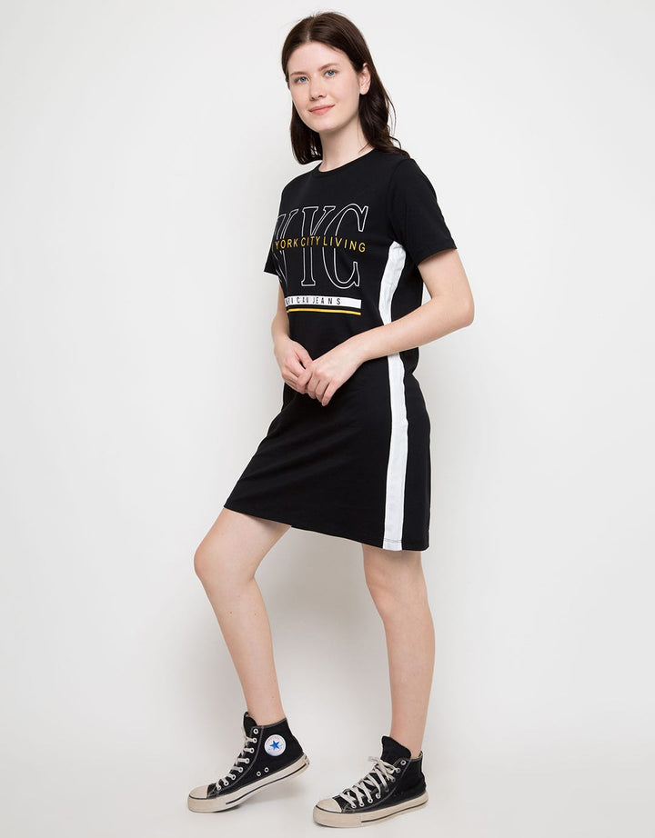 OLD GOL SCREEN PRINTING DRESS